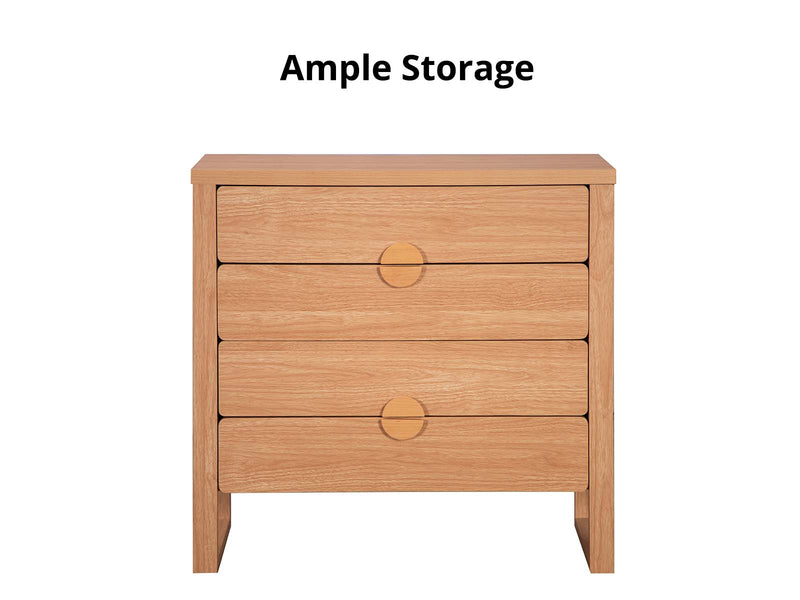 Lunare 4-Drawer Tallboy