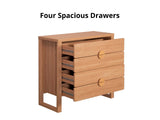 Lunare 4-Drawer Tallboy