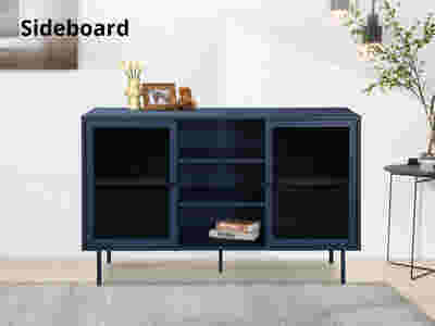 Marinbla Sideboard With Shelves - 120 cm