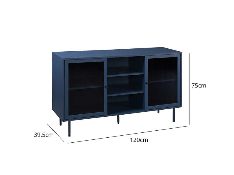 Marinbla Sideboard With Shelves - 120 cm