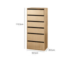 DS Mattone 6-Drawer Tallboy