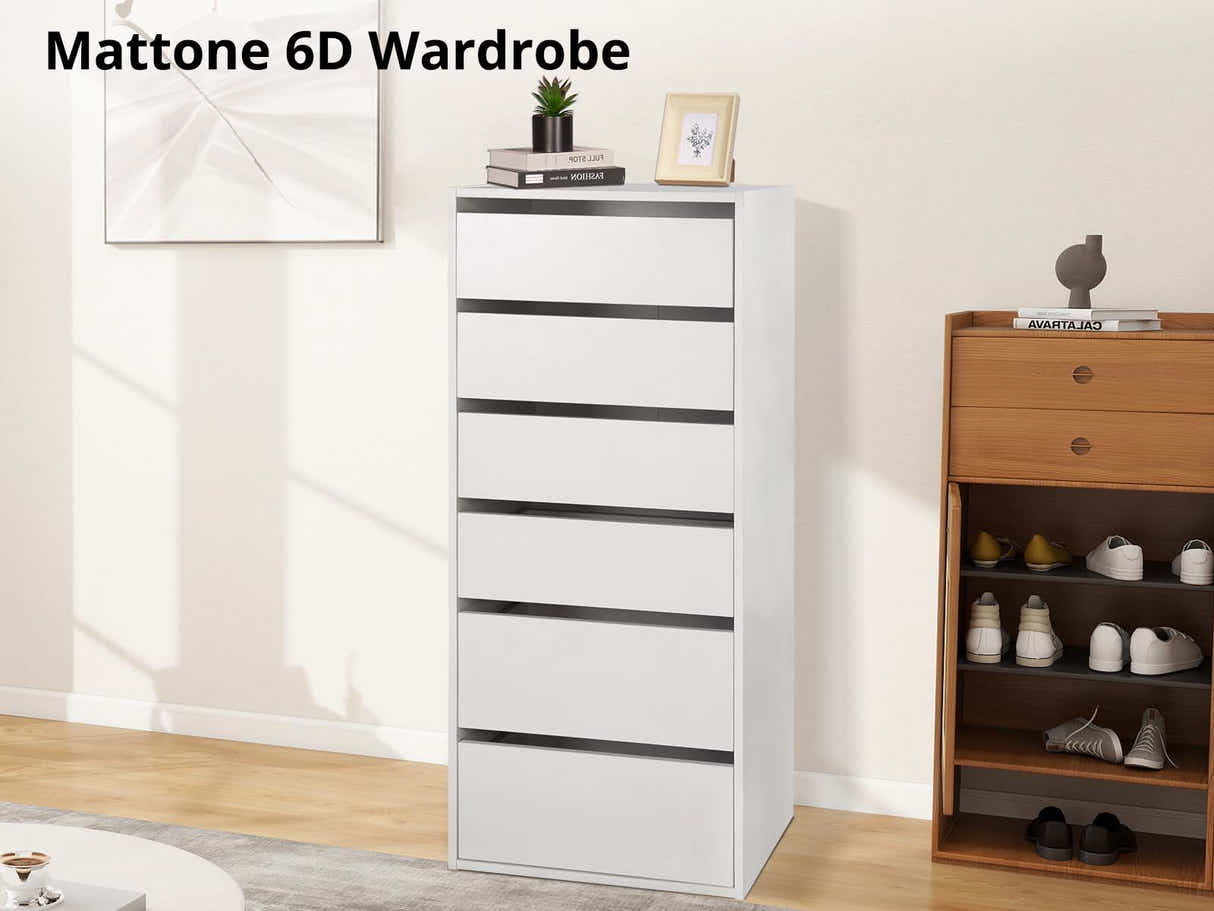 Mattone 6-Drawer Tallboy