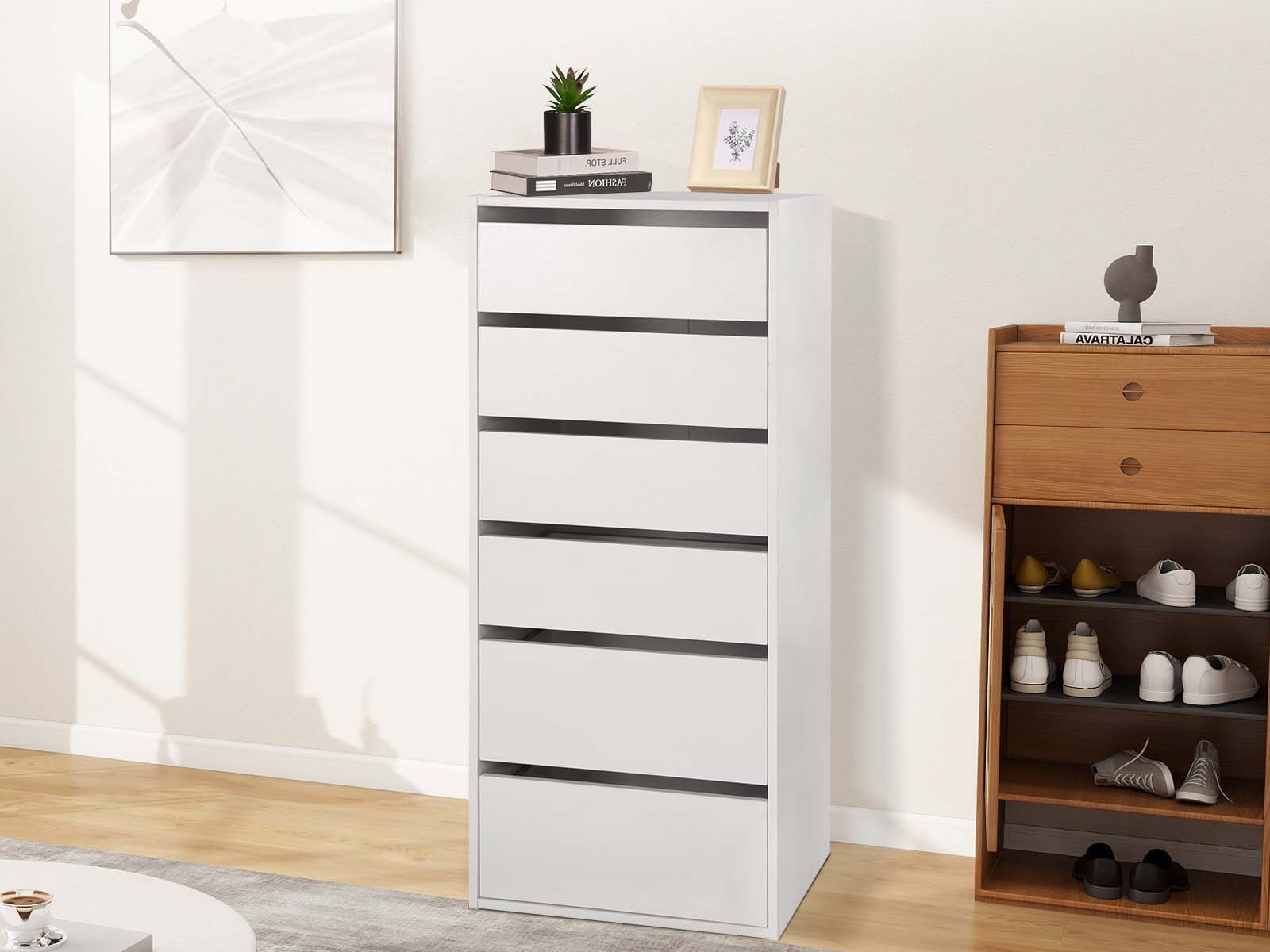 Mattone 6-Drawer Tallboy