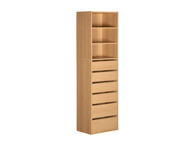 Mattone 3+6D Wardrobe Wood