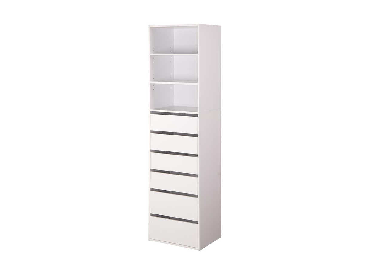 Mattone 6-Drawer Wardrobe with 3 Shelves