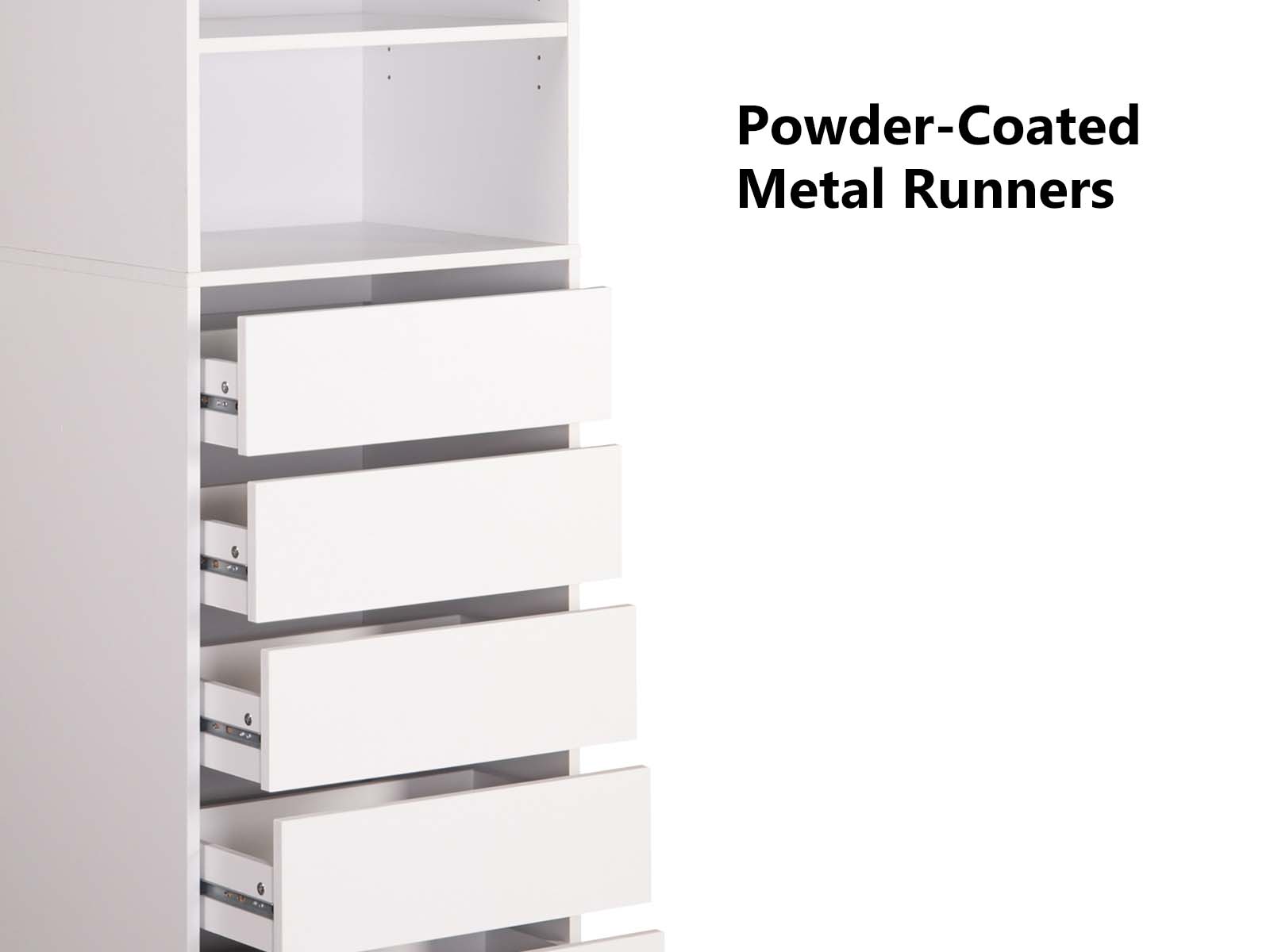 DS Mattone 6-Drawer Wardrobe with 3 Shelves