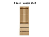 DS Mattone 3-Drawer Wardrobe with Hanging