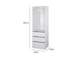 T DS Mattone 3Draw Hanging Wardrobe and Open Wardrobe and 6D Wardrobe