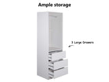 Mattone 3Draw Hanging Wardrobe