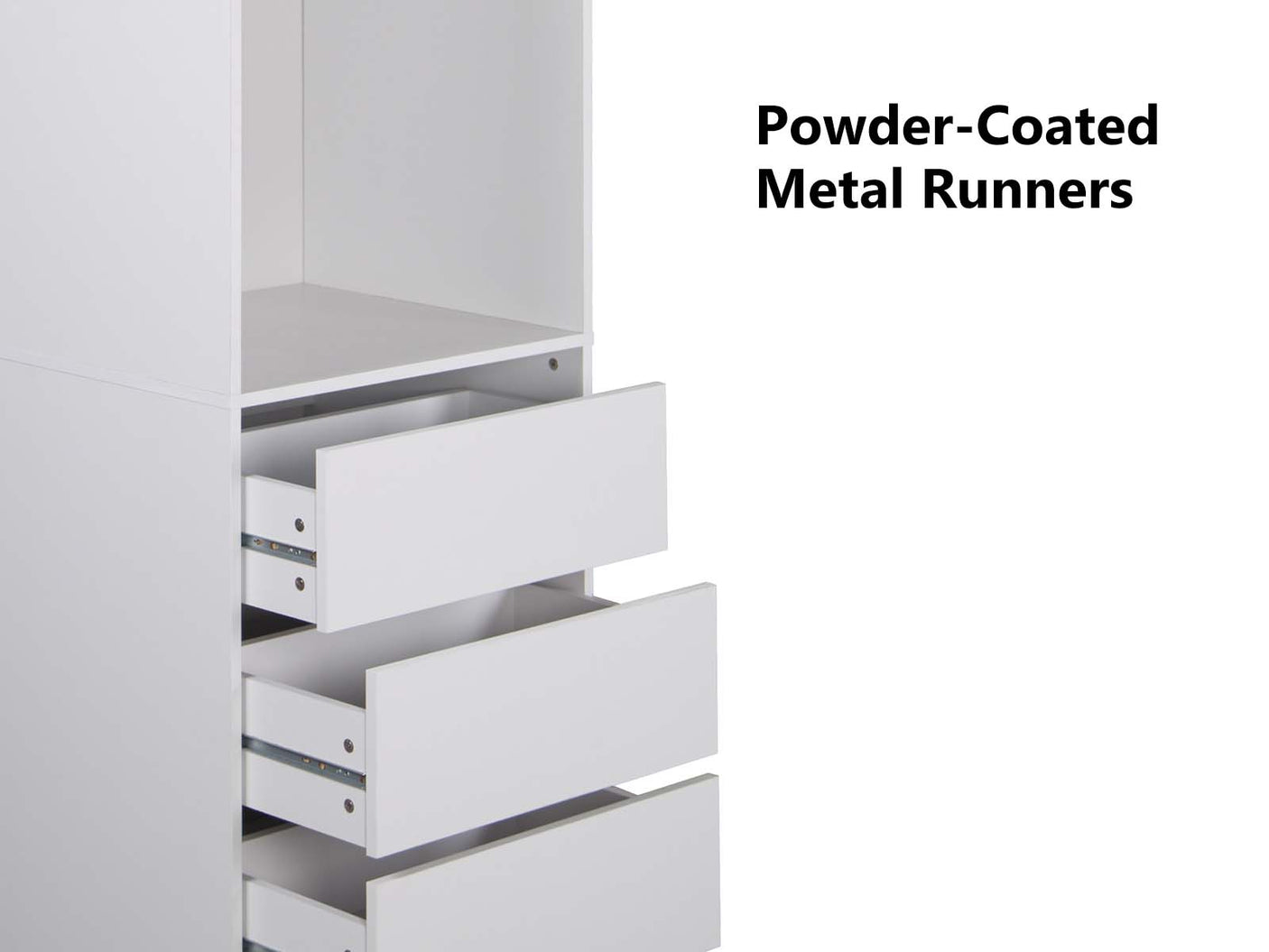 Mattone 3Draw Hanging Wardrobe