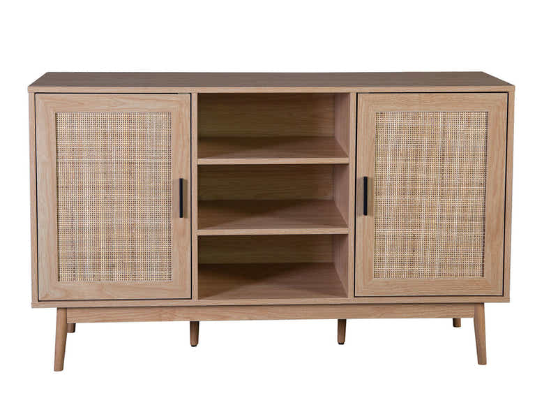 Naturlig Buffet Table with Shelves - 130 cm