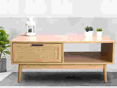 Naturlig Coffee Table with Drawers