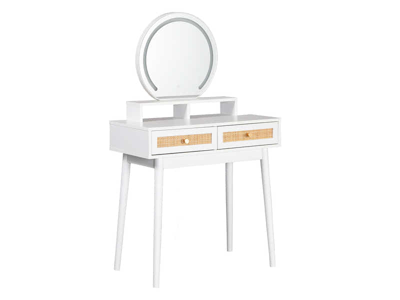 Naturlig Dressing Table with LED Light