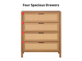 DS Naturlig Plus 4 Drawers Tallboy