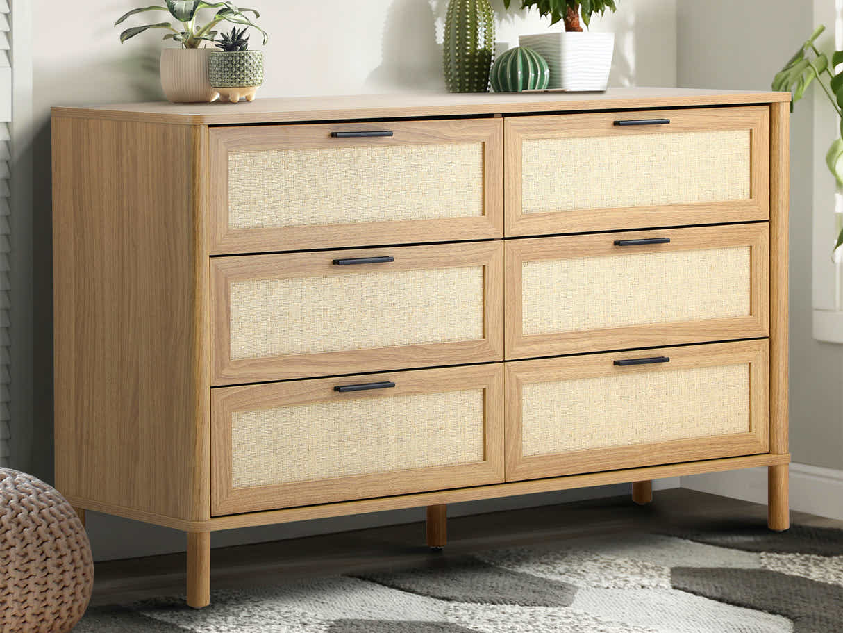 Naturlig Plus 6-Drawer Lowboy