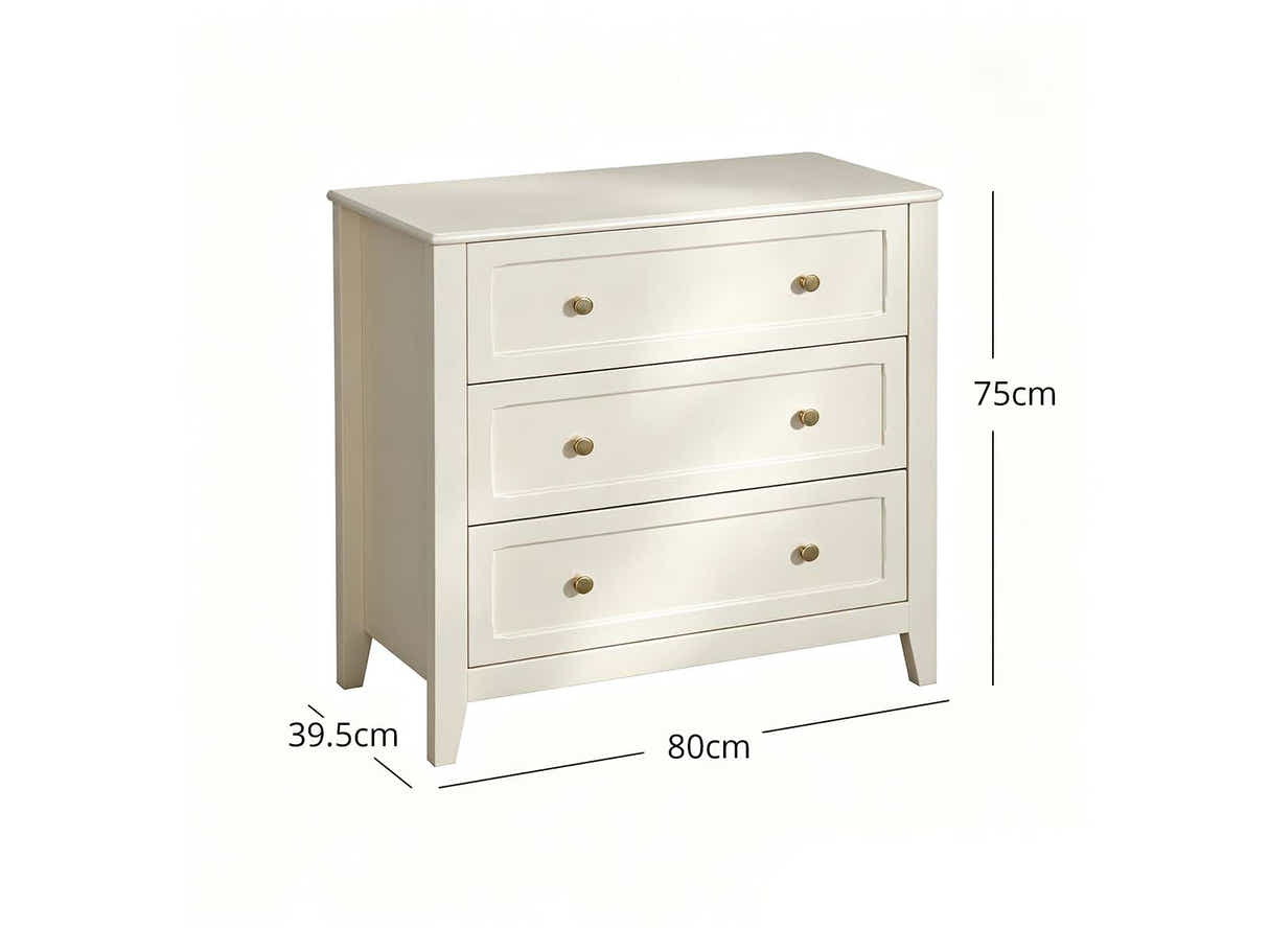 DS Nantes 3 Drawers Tallboy