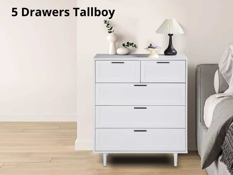 Rechteck 5-Drawer Tallboy