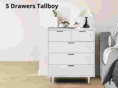 Rechteck 5-Drawer Tallboy
