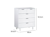Rechteck 5 Drawers Tallboy
