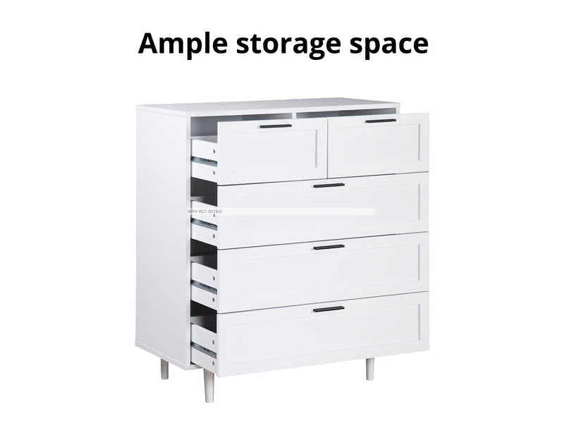 Rechteck 5-Drawer Tallboy