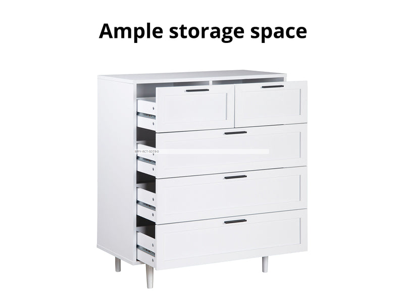 Rechteck 5-Drawer Tallboy