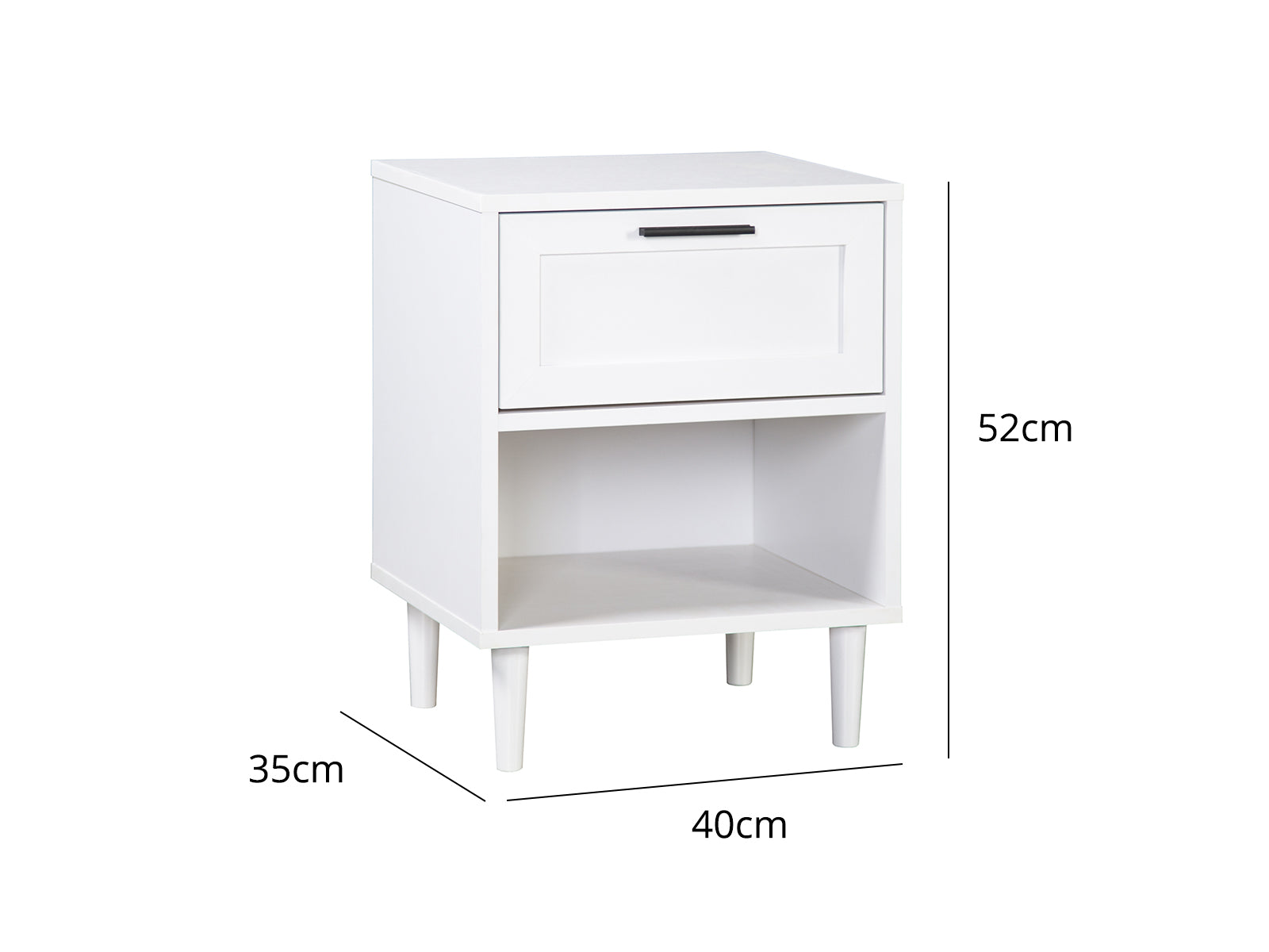 Rechteck Bedside Table