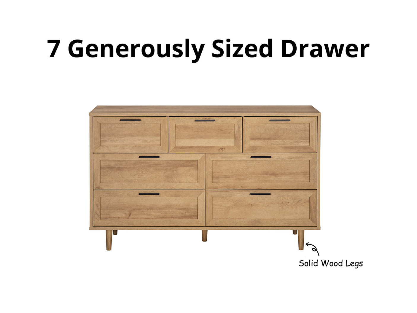 Rechteck Chest of Drawers Wood