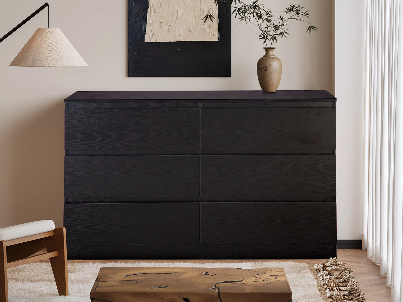Xclusive 6-Drawer Lowboy