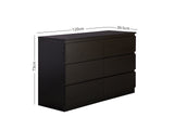 Xclusive 6-Drawer Lowboy