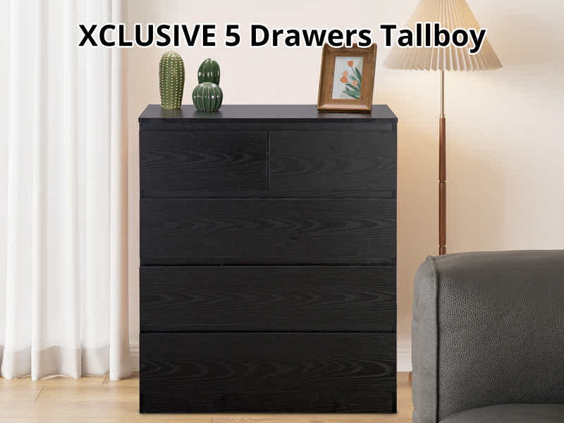 Xclusive 5-Drawer Tallboy