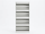 DS 4 Tier Mirror Shoe Organizer