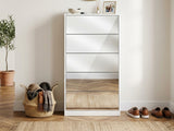 DS 5 Tier Mirror Shoe Organizer