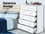 Hamilton 6-Drawer Tallboy