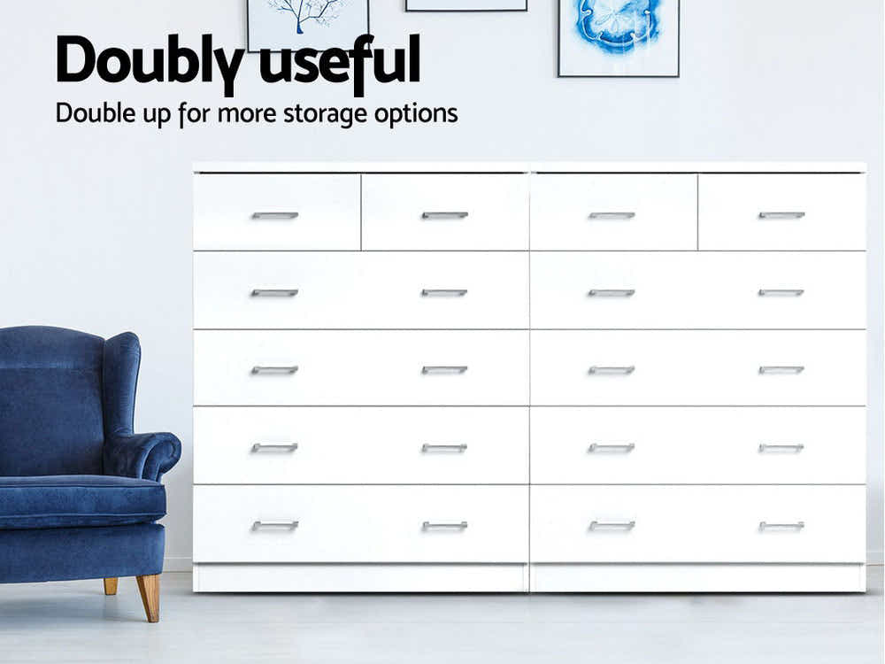 Hamilton 6-Drawer Tallboy