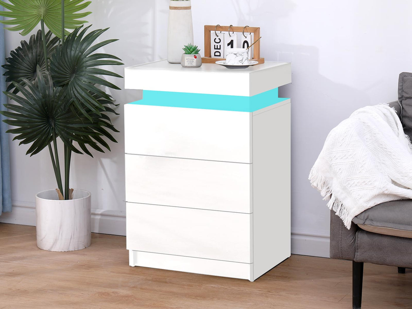 Glansig LED Bedside