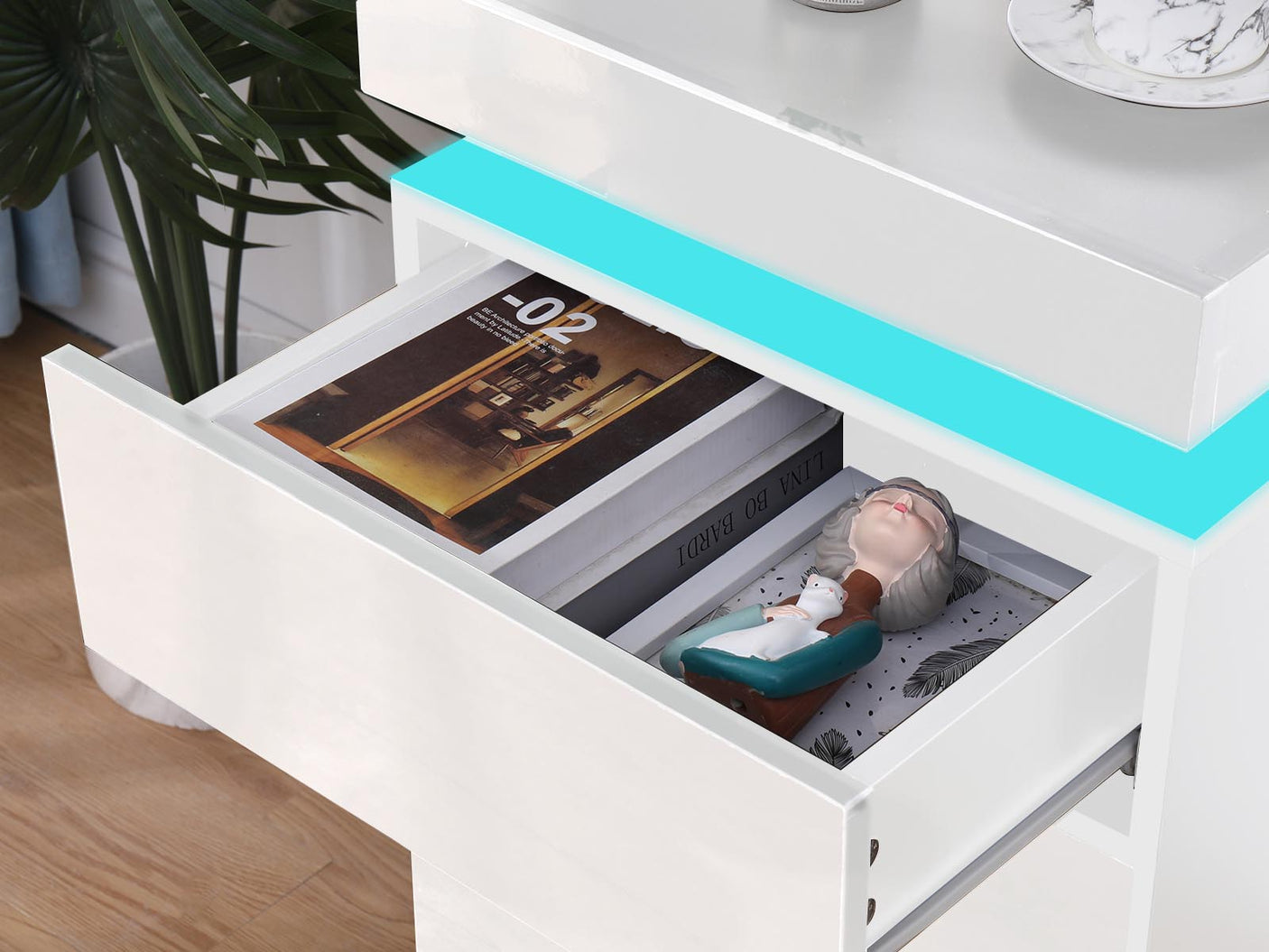 Glansig LED Bedside