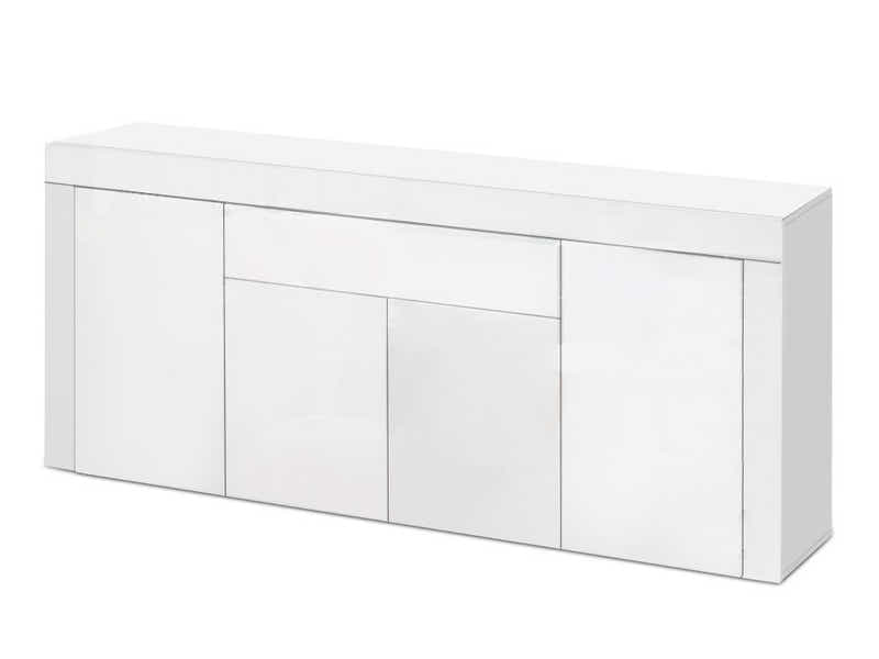 Glansig White Buffet Table - 180 cm