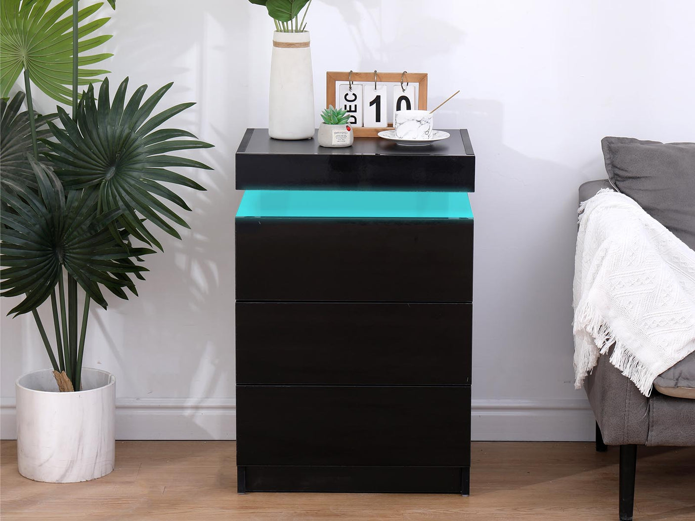 Glansig LED Bedside Piano