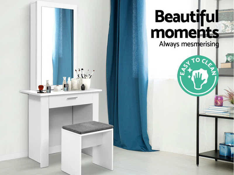 DS Salong Dressing Table White - 74 cm