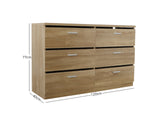 Skog 6-Drawer Lowboy
