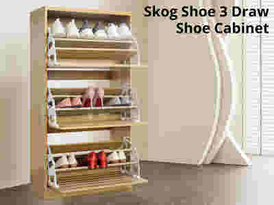 Skog 3-Layer Shoe Cabinet