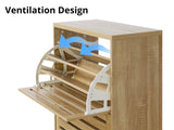 Skog Shoe 3 Draw Shoe Cabinet