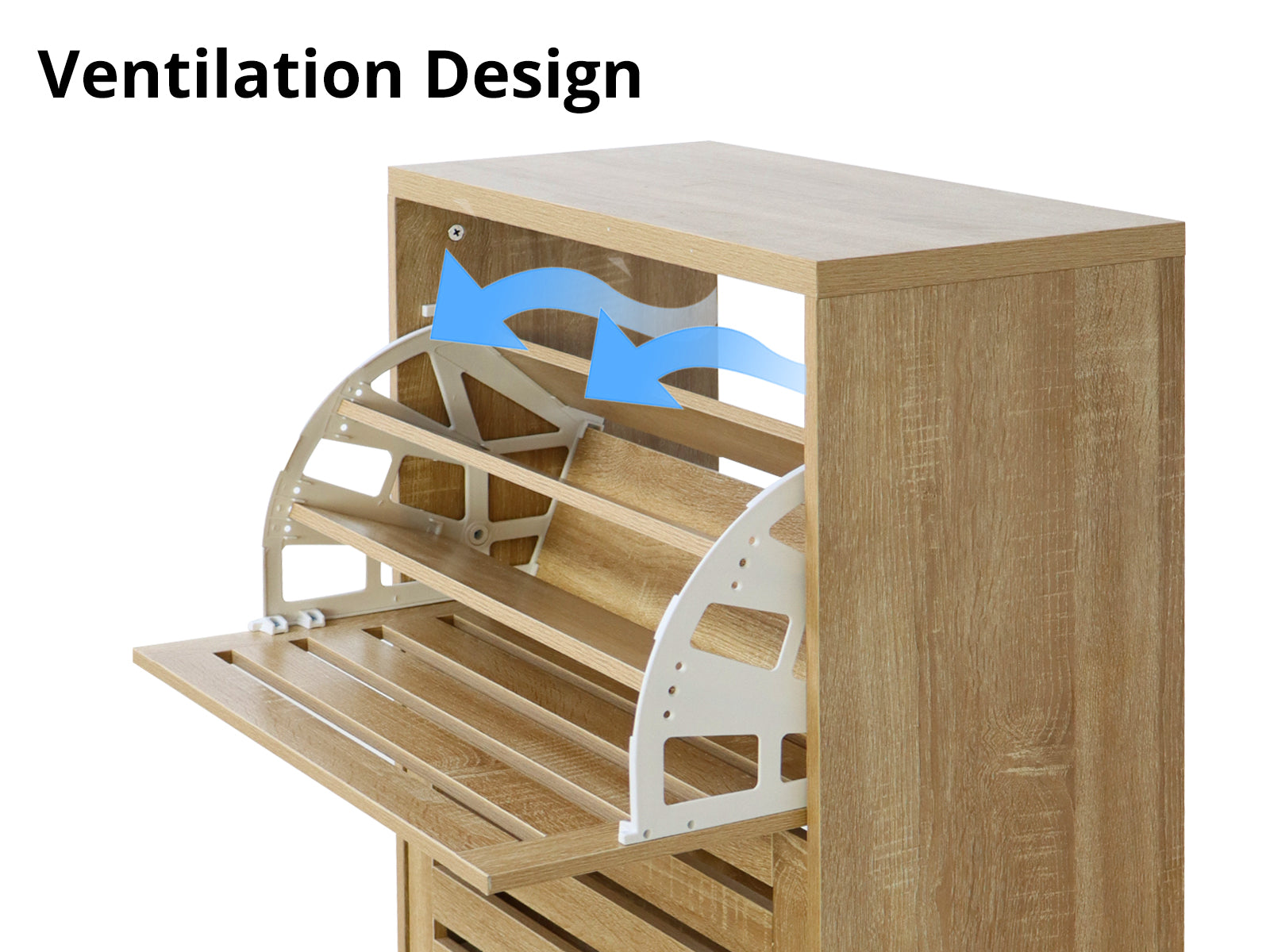 Skog 3-Layer Shoe Cabinet