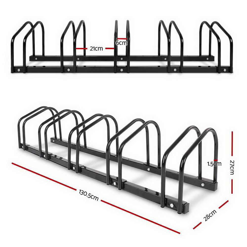 DS NA Weisshorn 5 Bike Stand Rack Bicycle Storage Floor Parking Holder Cycling