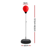 Everfit Punching Bag Stand 150cm Adjustable Freestanding with Gloves-Pump