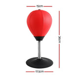 DS NA Everfit Desktop Punching Boxing Bag Stand Set with Pump Swivel Speed Balls