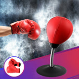 DS NA Everfit Desktop Punching Boxing Bag Stand Set with Pump Swivel Speed Balls