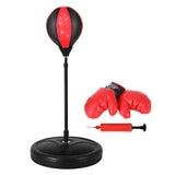 DS NA Everfit Punching Boxing Bag Stand Set Gloves with Pump Height Adjustable