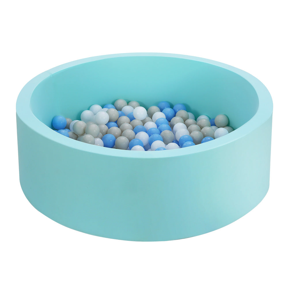 DS NA Kids Ball Pit 90x30cm Ocean Foam Play Pool Barrier Toys Children Blue