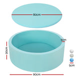 DS NA Kids Ball Pit 90x30cm Ocean Foam Play Pool Barrier Toys Children Blue